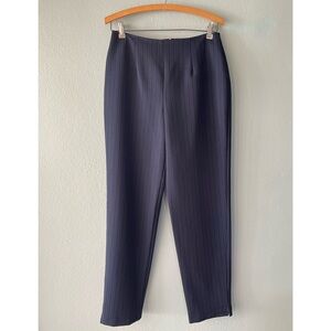 Star CCC | Vintage 90s Navy Striped High Waisted Trousers
